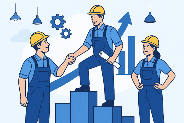 Mavi Yaka İşçiler İçin Kariyer Gelişimi ve Yükselme Fırsatları