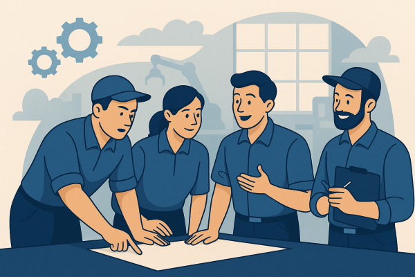 Mavi Yaka İşyeri Ortamında Takım Çalışması ve İşbirliği Stratejileri